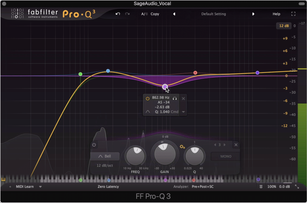 La vocal chain parfaite (99% de réussite)